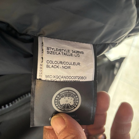 Navy Canada goose black label park label heritage - Picture 7 of 7